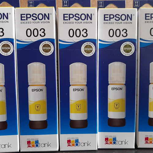 Tinta Epson 003 Yellow 3 Botol For Printer Epson L3110 L3150 Resmi Lazada Indonesia 4047
