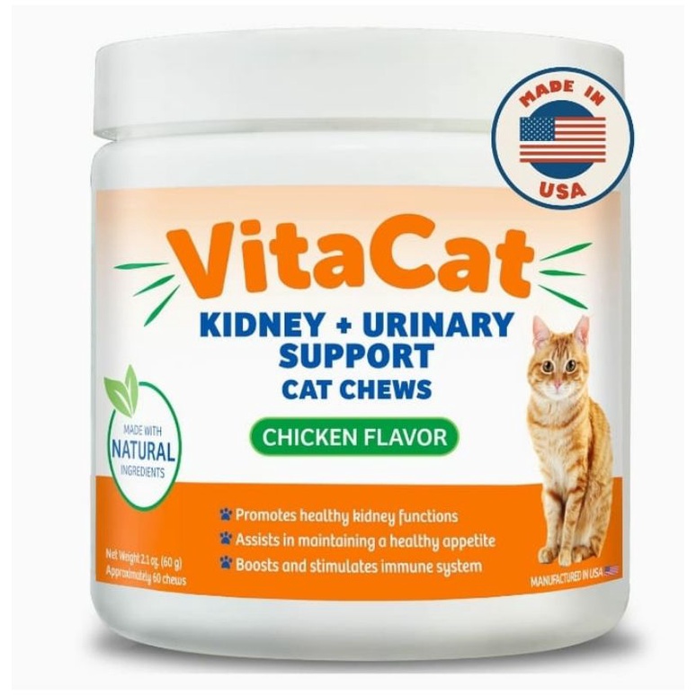 Vita cat kidney+ urinary support cat made in usa jual per pcs Lazada
