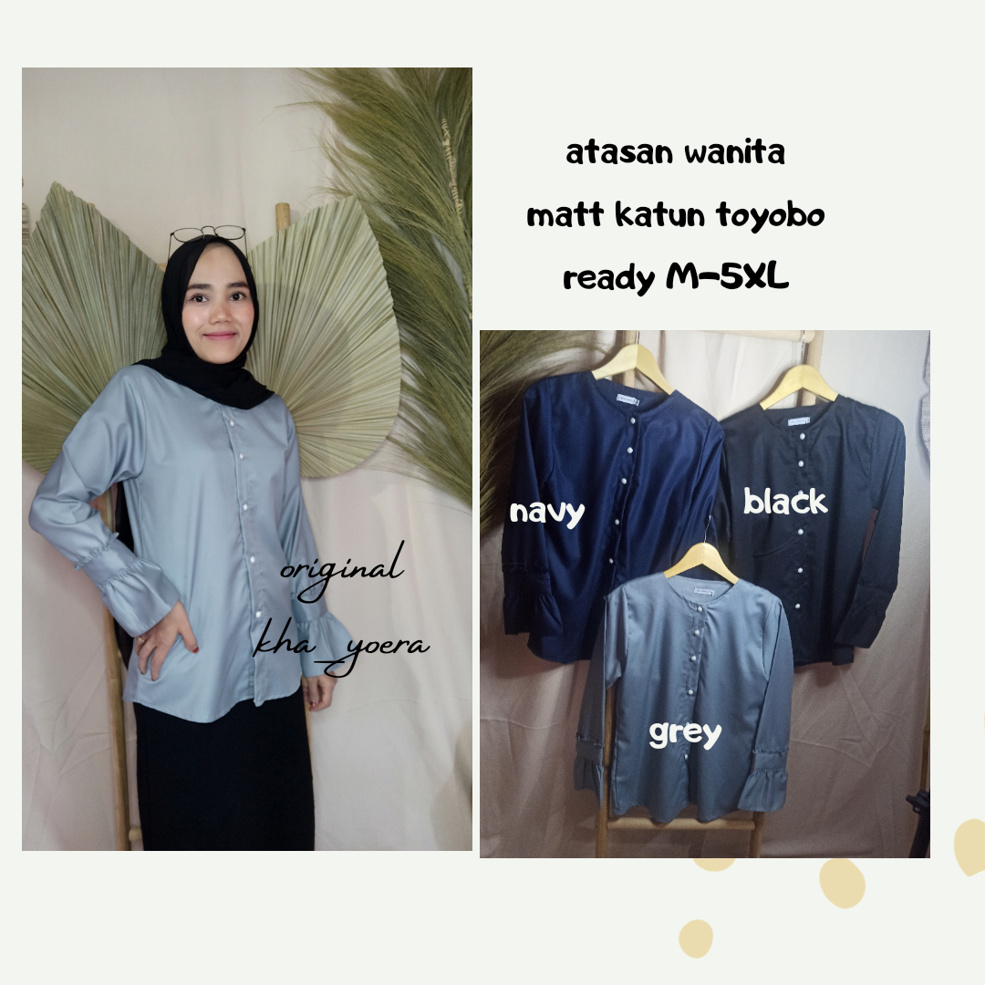 Yoera Atasan Wanita Katun Toyobo M 5xl Baju Jumbo Wanita Atasan Wanita Big Size Lazada Indonesia