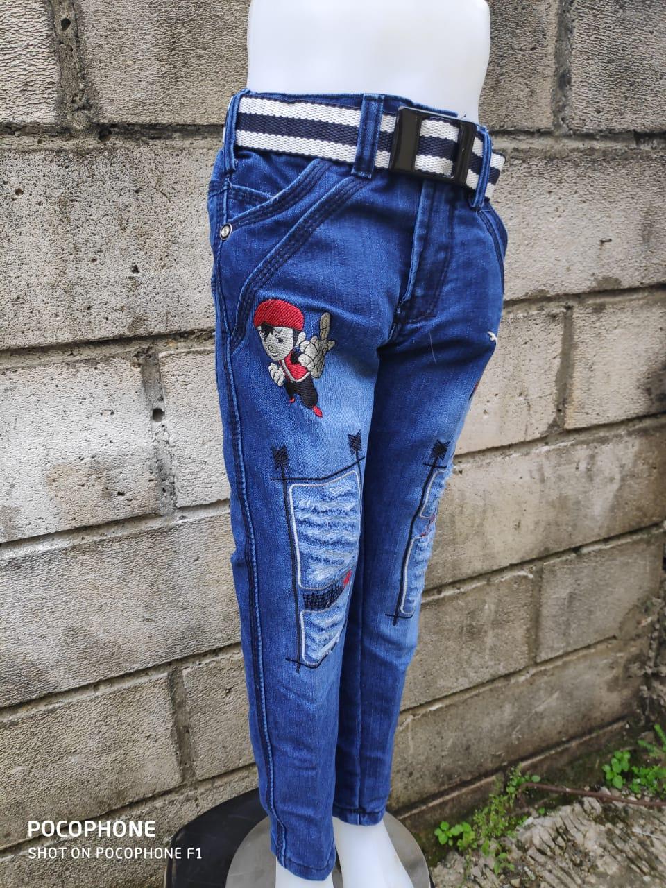 Celana Panjang Ripped Jeans Anak - R2G Store