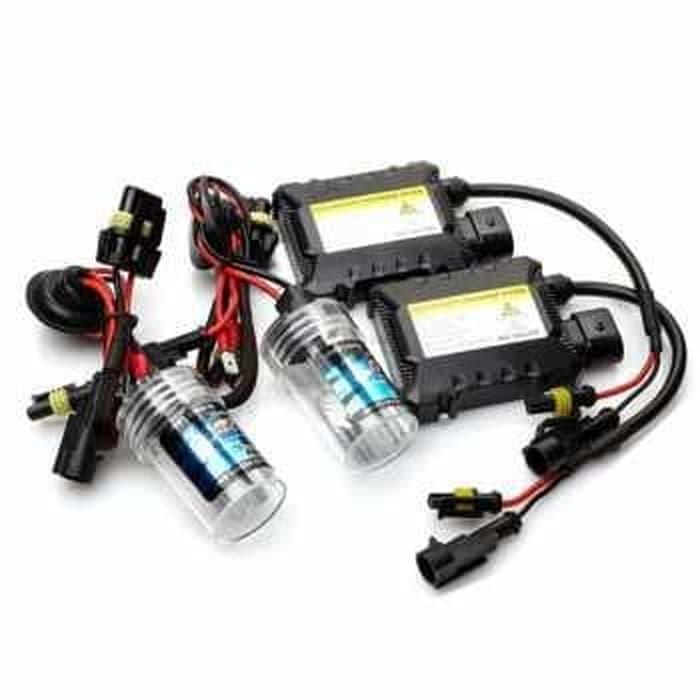 Lampu Mobil HID Xenon H7 6000K 55W 2PCS with Ballast 12V Hitam
