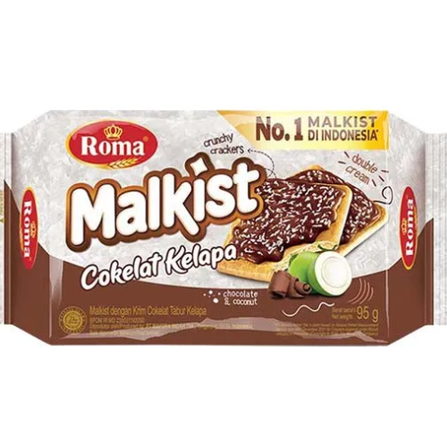 ROMA MALKIST COKLAT KELAPA 95 GR