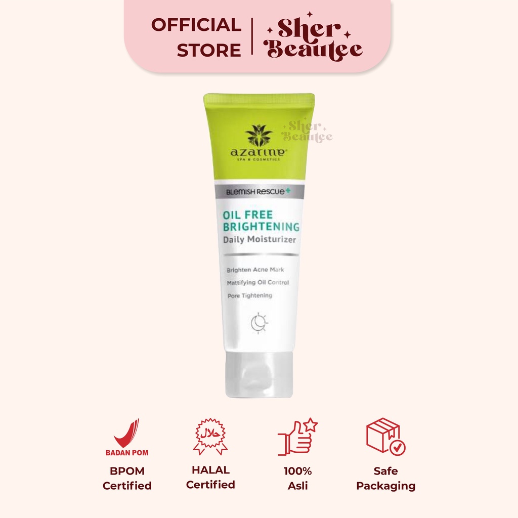 Azarine Oil Free Brightening Daily Moisturizer 40g Lazada Indonesia