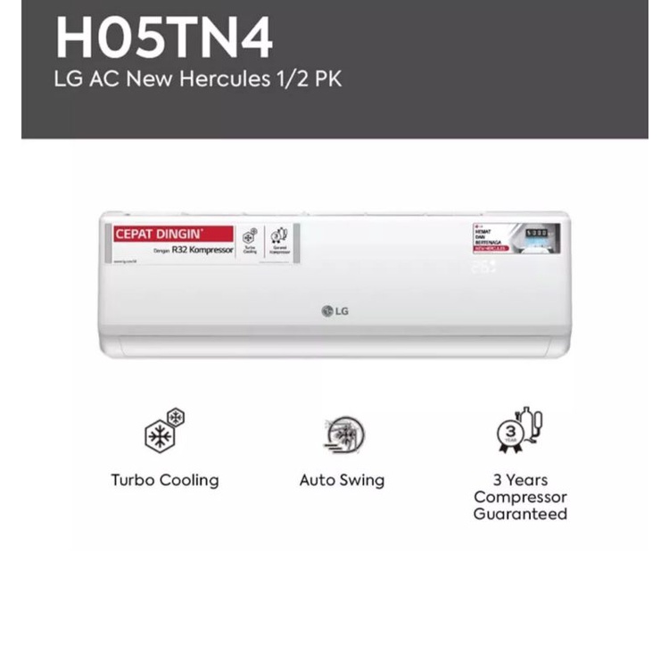 lg ac hercules h05tn4 1 2 pk with turbo cooling