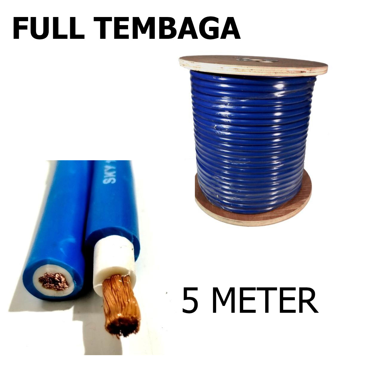 Harga Per Meter Kabel Las Full Tembaga Asli Welding Cable Enka Mm Harga Per Meter