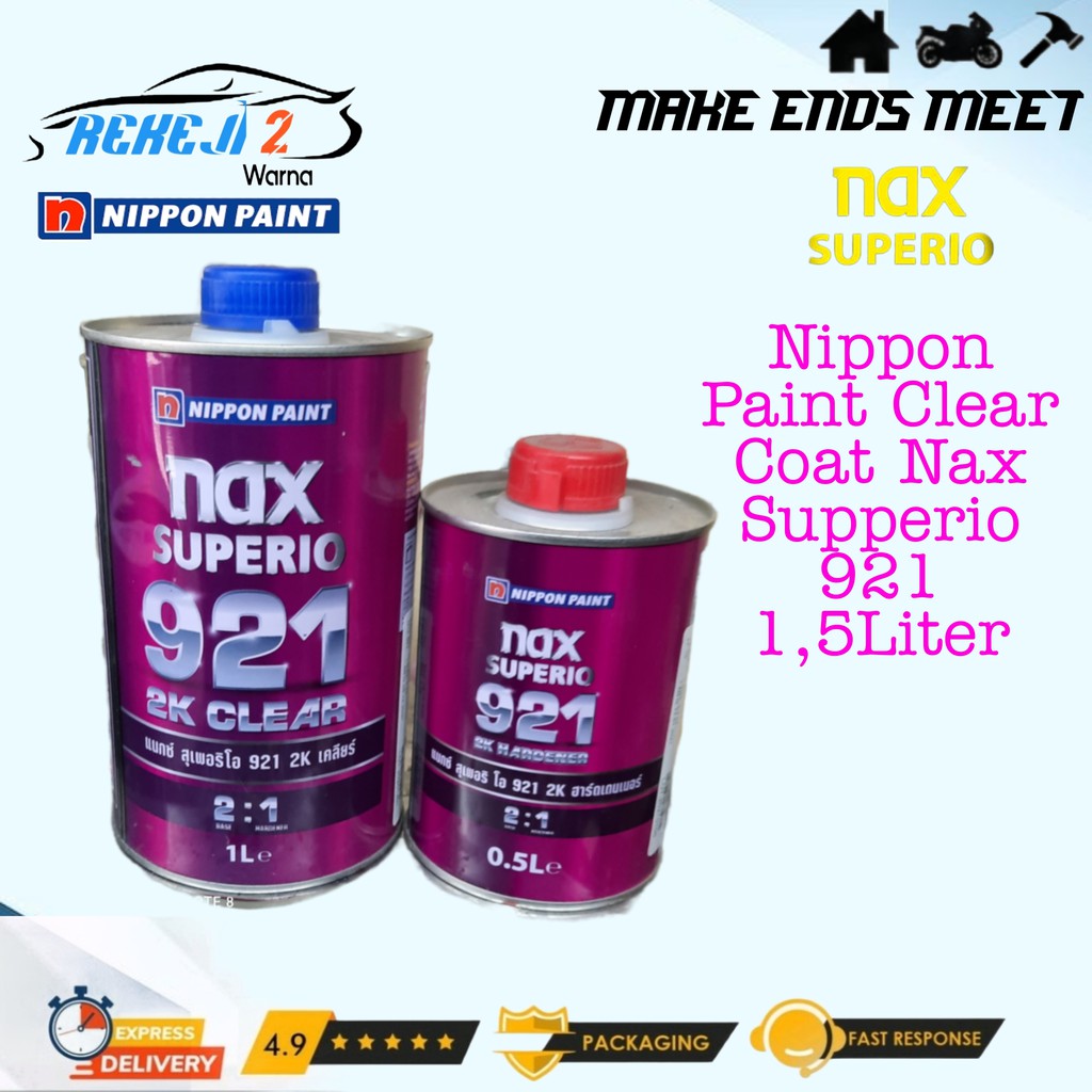 Clear Coat 21 Nax Supperio 921 Nippon Paint Thailand Lazada Indonesia