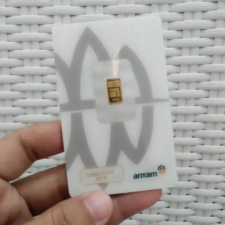 Emas Antam 0 5 Gram Logam Mulia Lazada Indonesia
