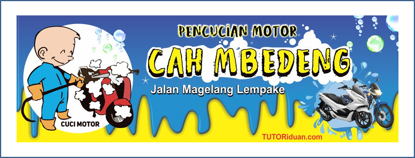 CETAK SPANDUK CUCI MOTOR DAN MOBIL / BISA REQUEST CUSTOME DAN TULISAN ...