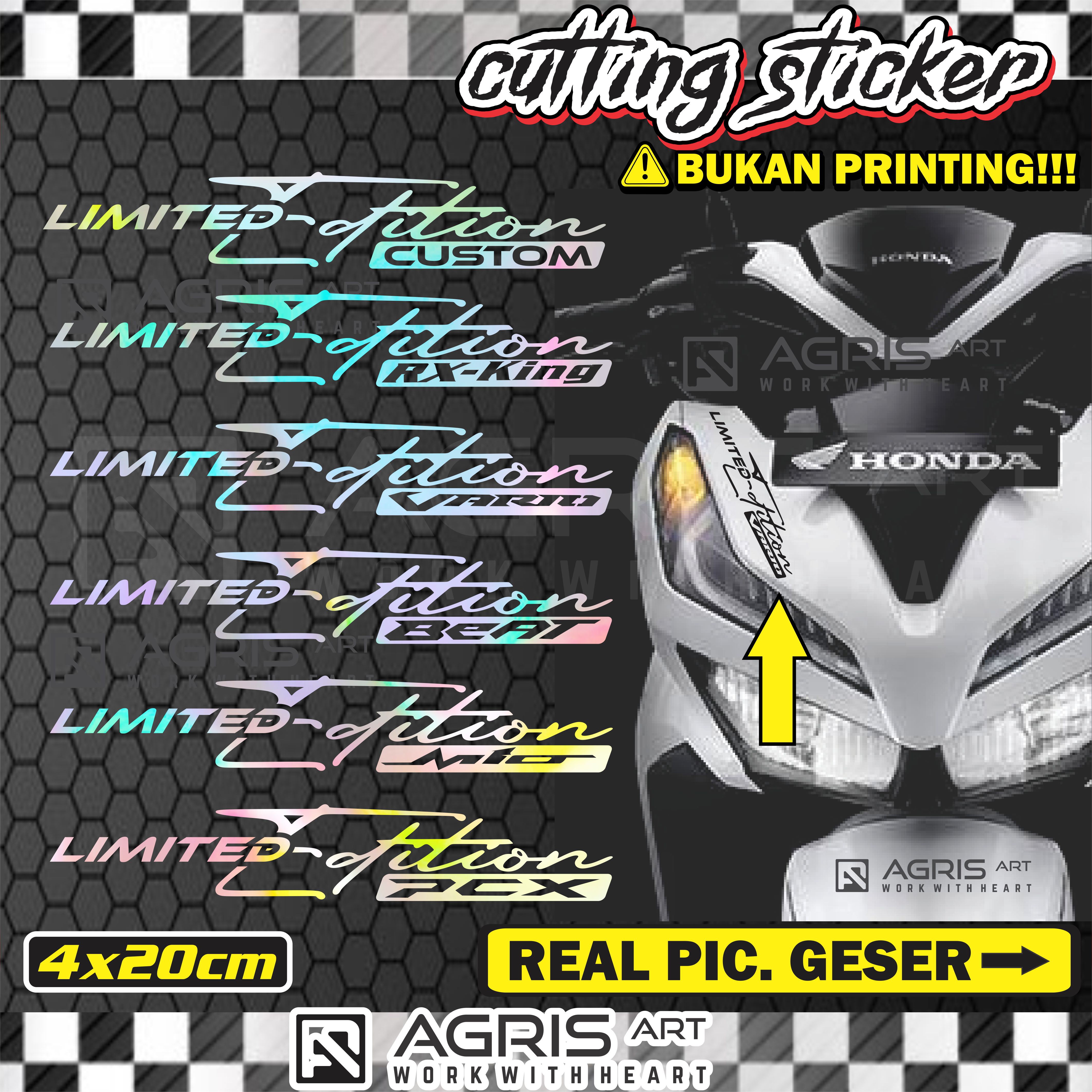 cutting sticker stiker limited edition viral | Lazada Indonesia