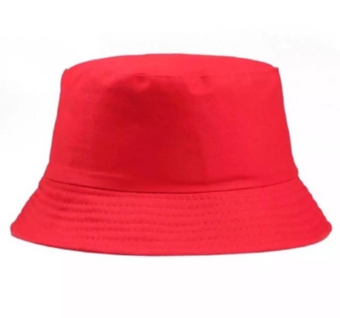 Topi Bucket Hat Polos Distro Pria 