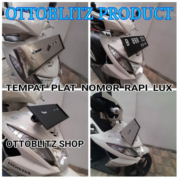 Ready Tatakan Plat Nomor Model Sisip Rapi Tanpa Mur2 Murah Lazada Indonesia