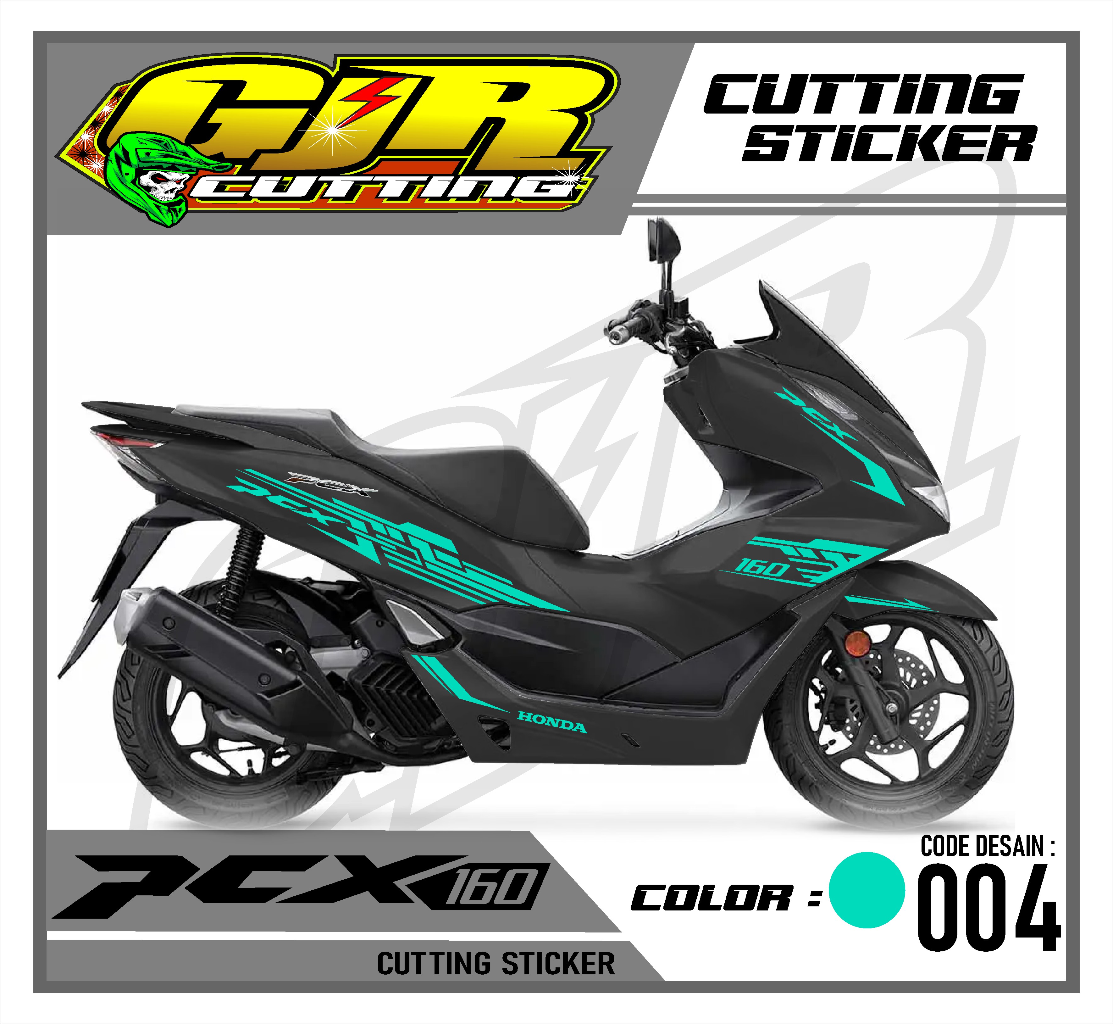 (COD) stiker cutting list bodi honda pcx 160 . Simple Minimalis Elegant ...