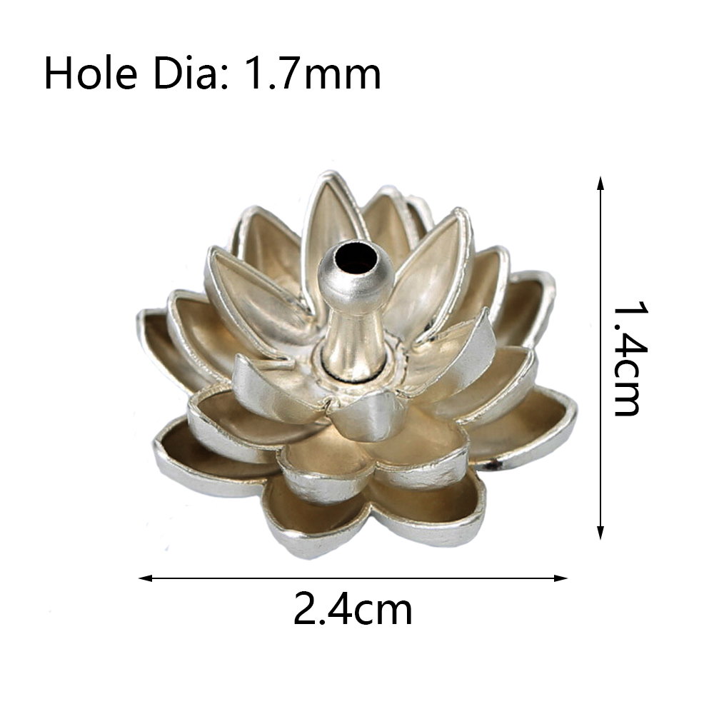 520YOSWI Handicraft Cafe Ornament Buddhism Gadgets Home Decor Joss-stick inserted Copper Censer Incense Holder Ash Catcher