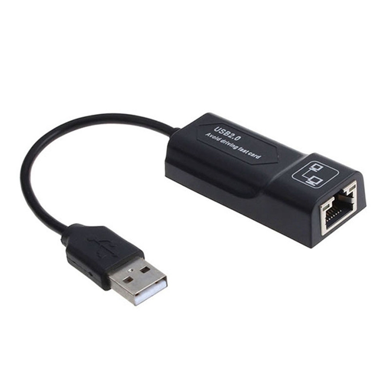 Bảng giá External Network Card Adapter Drive Free USB 2.0 to Rj45 10/100Mbps Ethernet Lan Converter for Pc Tablet Laptop Phong Vũ