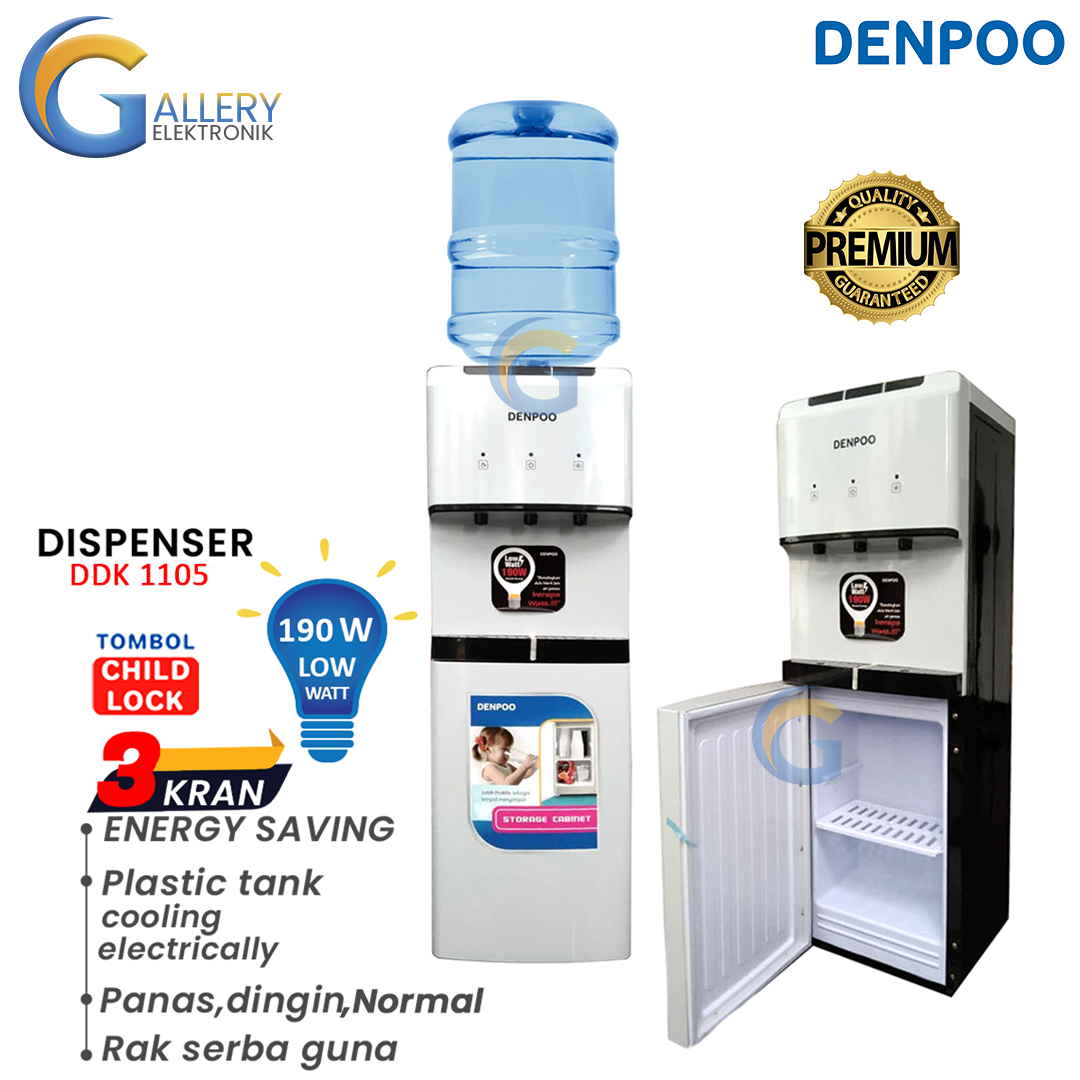 Dispenser Galon Atas 3 Kran Denpoo Ddk 1105 Kabinet Bawah Lazada Indonesia 3551