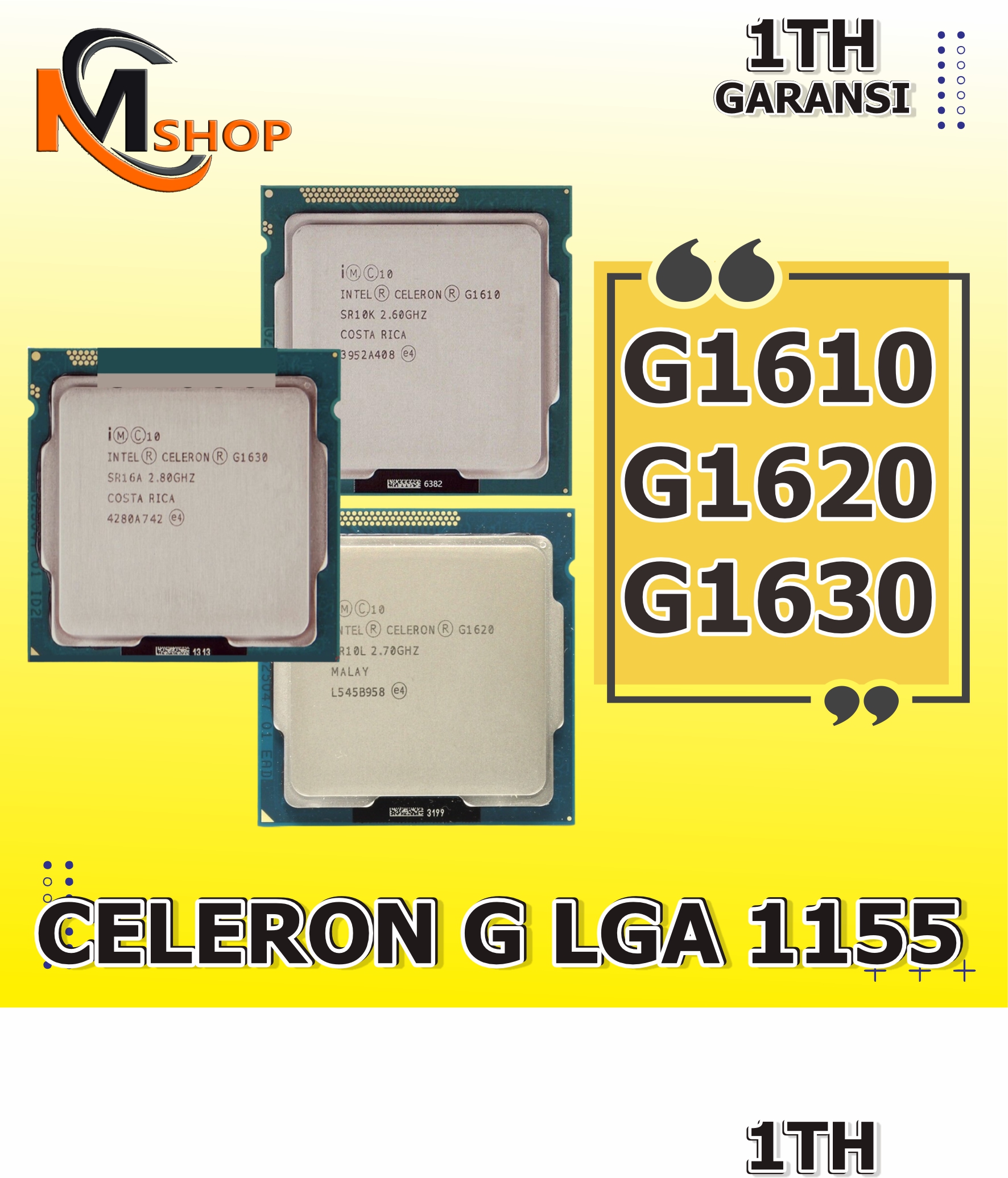 Processor Intel Celeron G1620 2.70 GHz LGA 1155 | Lazada Indonesia