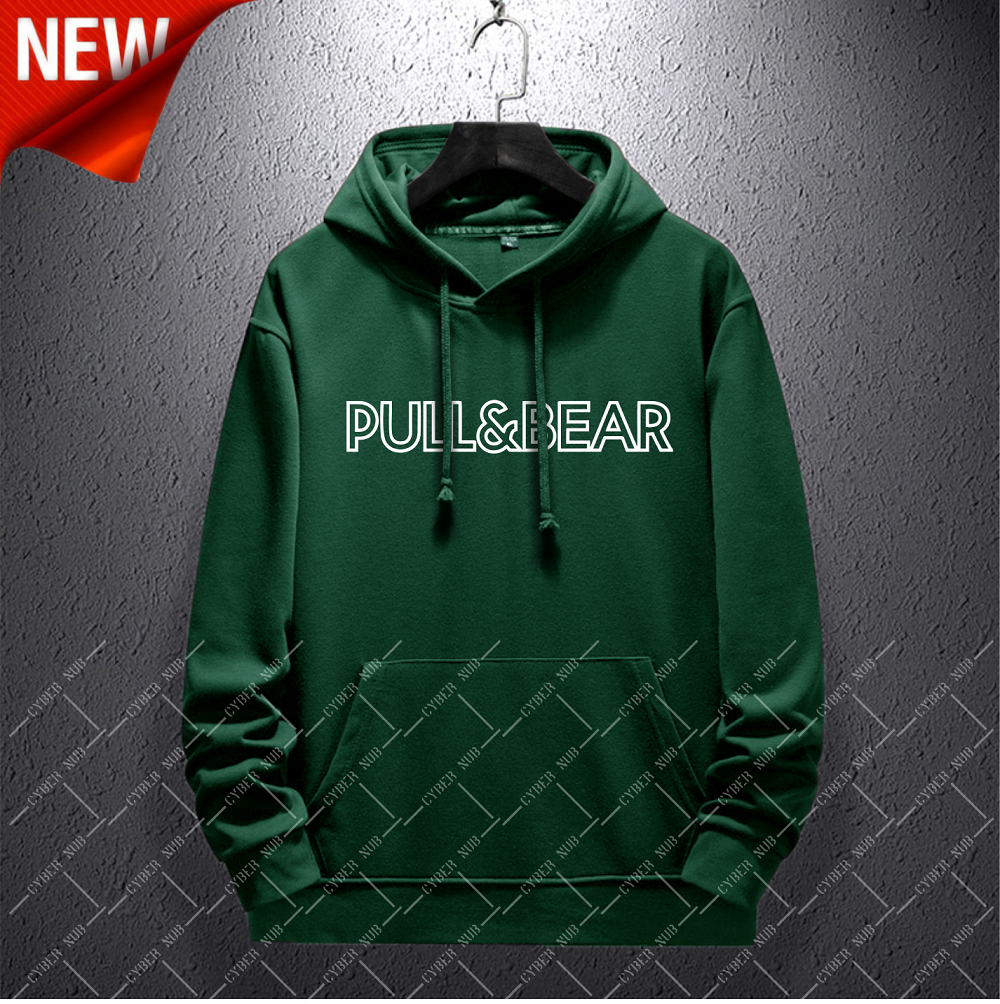 pull and bear green hoodie