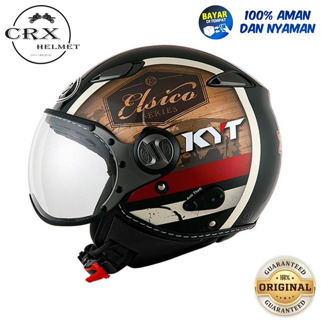 Jual Helm Kyt Half Face Warna Biru 