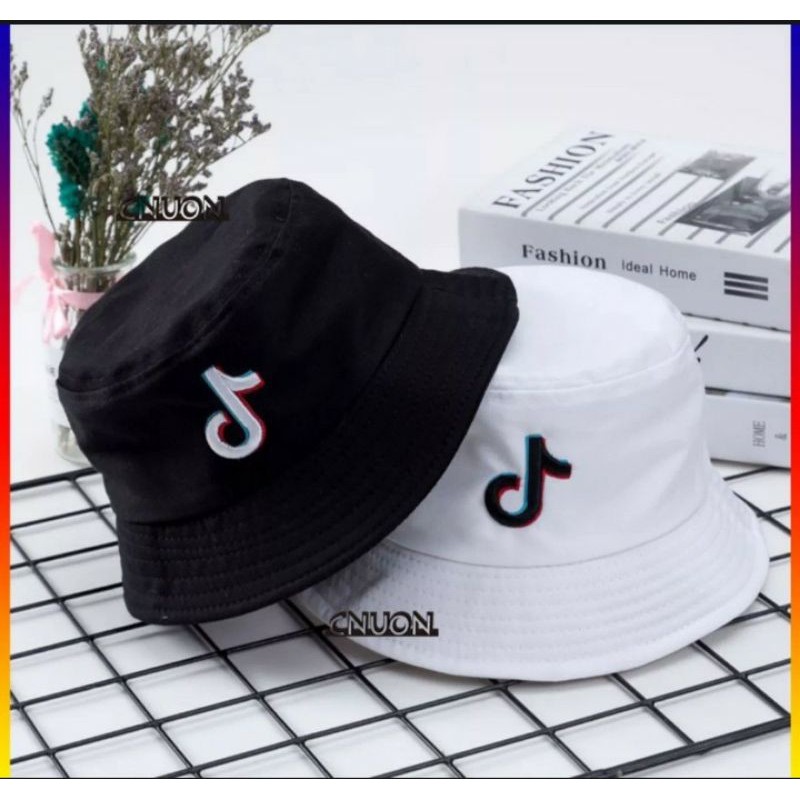 topi bucket hat pria 