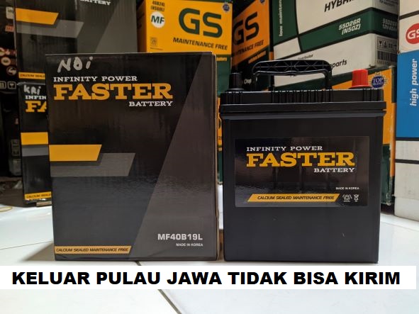 AKI MOBIL KERING AKI FASTER MF AKI KOREA AKI ORIGINAL TYPE NS40ZL