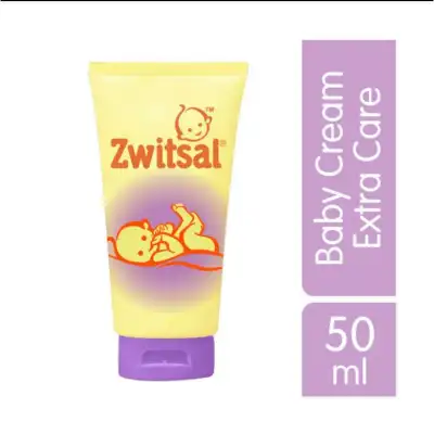 Zwitsal Baby Cream Extra Care with Zinc 50ml tub - krim ruam popok bayi - diaper rash - diapers