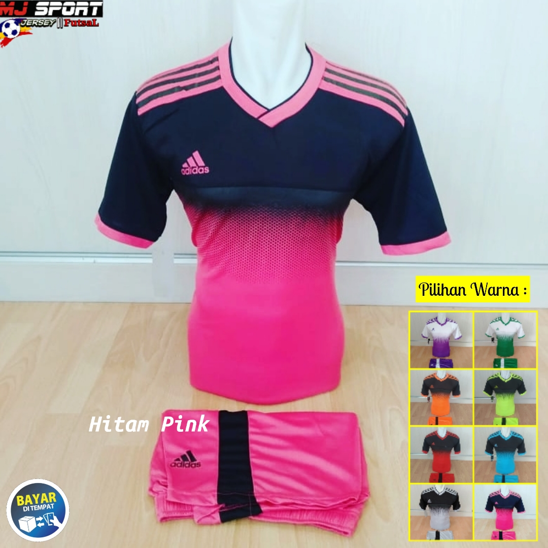 Desain Baju Futsal Warna Pink / Adidas Kaos Futsal / Yuk intip desain