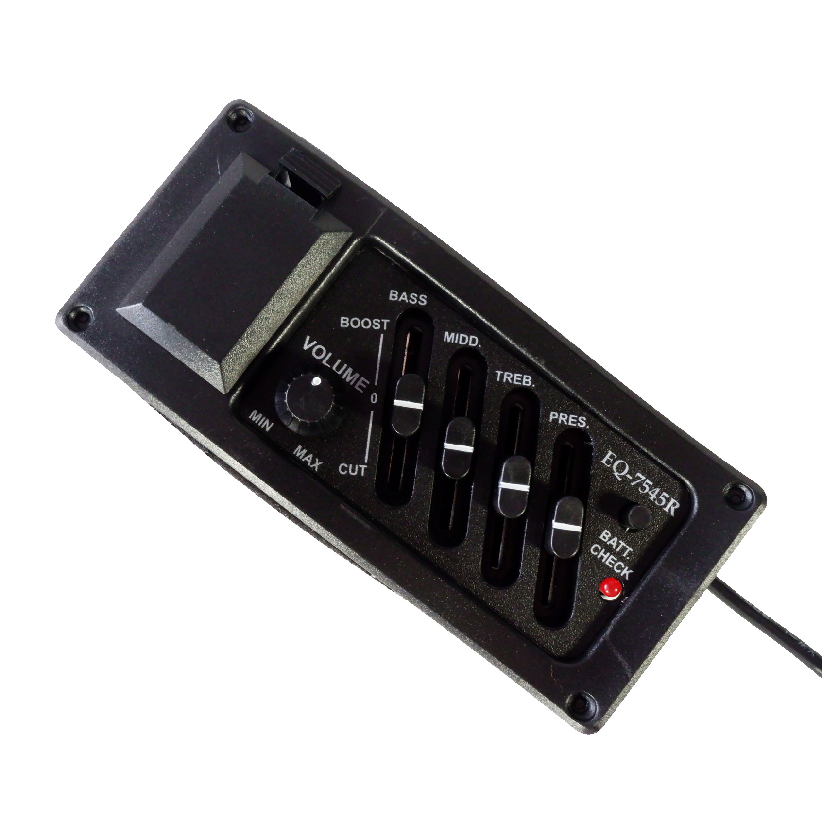 Preamp Gitar EQ Spul Pick Up Akustik Elektrik Guitar Equalizer EQ7545R