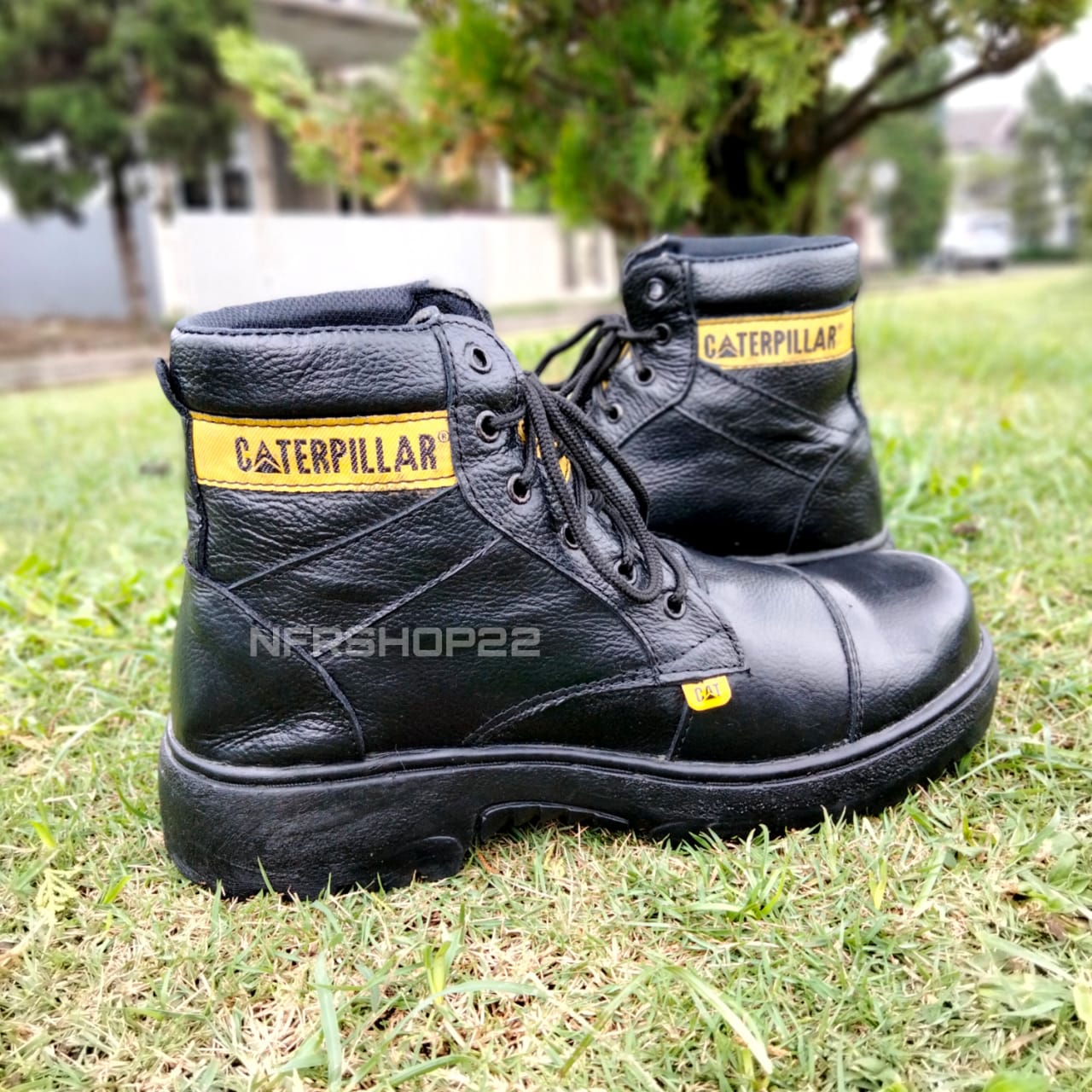 caterpillar safety shoes without laces