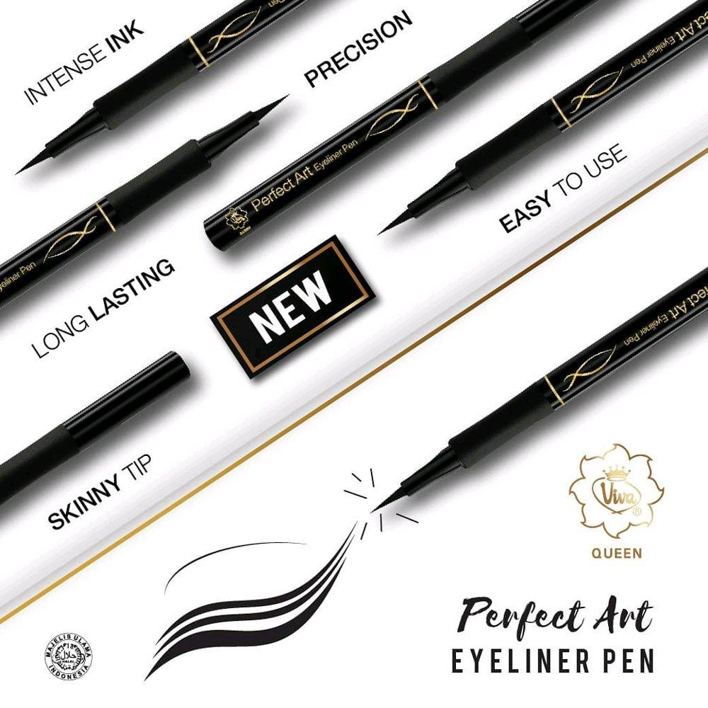 Eyeliner Viva Perfect Art Eye Liner Asli Original 100% - Eyeliner Spidol Eyeliner Pensil, Eyeliner Pen, Eyeliner Waterproof, Eyeliner Spidol Waterproof, Eyeliner Brown, Eyeliner Pencil, Eyeliner Warna, Seperti Eyeliner Wardah, Maybelline, My Darling