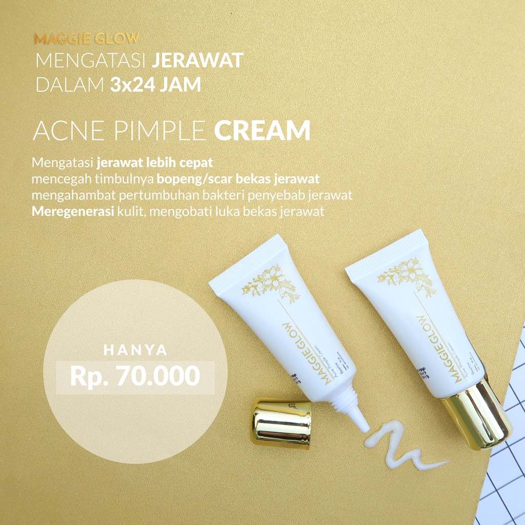 maggie glow acne