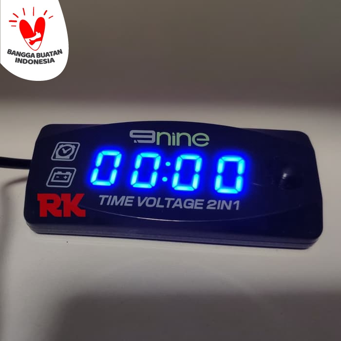 Jam digital untuk di motor jam motor universal LED Lazada Indonesia