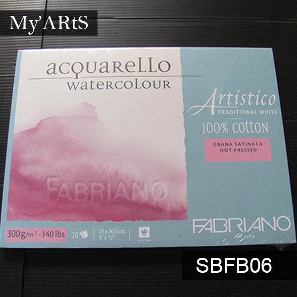 Cold Press 12-Sheet Pad 8x10/" Fabriano Studio Watercolor Paper 140 lb