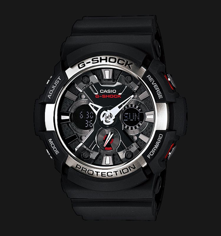 Casio G-Shock GA-200-1ADR Digital Analog Dial Black Resin Strap Free Ongkir  \u0026 Asuransi Jam Tangan Wanita ORIGINAL | Lazada Indonesia