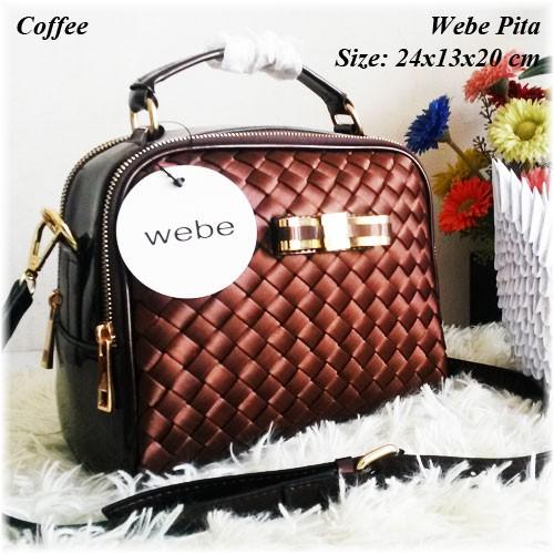 Tas Wanita Pesta Selempang Shoulder Bag Webe Pita Super Tas Fashion Import Tas Wanita