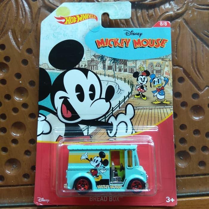 hot wheels mickey mouse bread box