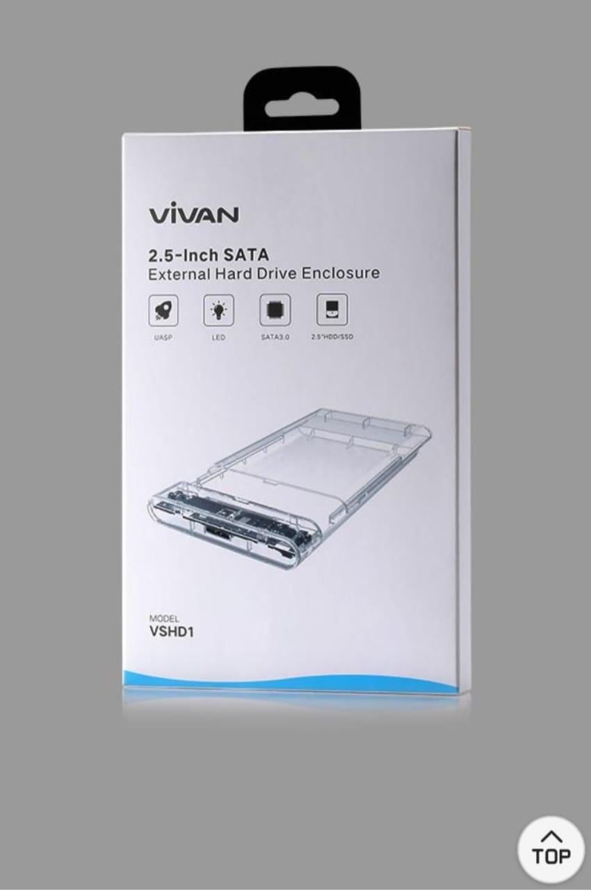 Casing Hardisk External HDD External Case USB VIVAN VSHD1