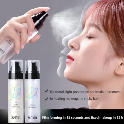 Favogue 100ml Makeup Setting Spray Face Foundation Natural Long Lasting Foundation Setting Spray Moisturizing Oil-control Make Up Fixer Foundation Finishing Spray