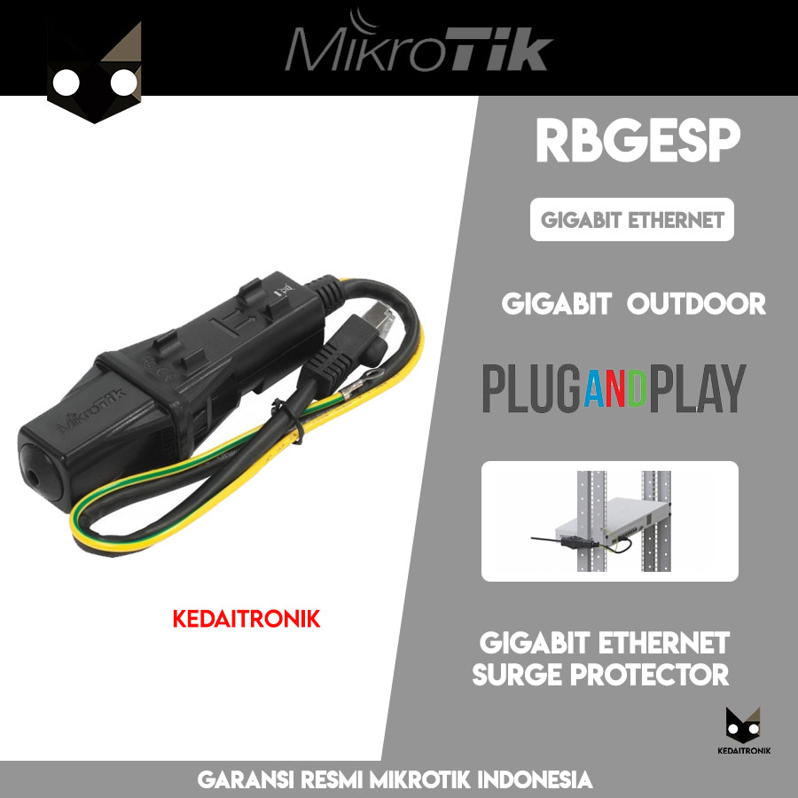 Mikrotik RB GESP RouterBoard Gigabit Surge Protector RBGESP