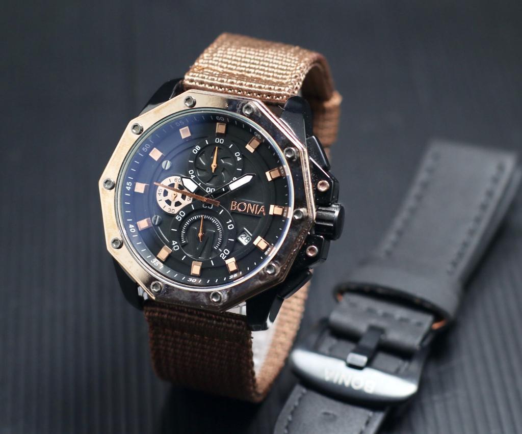Jam Tangan Pria Bonia Gratis Tali Cocok Untuk Formal Dan Santai