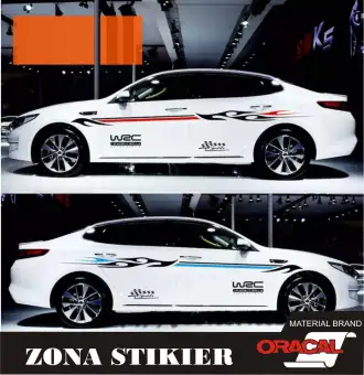 Stiker Mobil Sticker List Stripe Universal Untuk Semua Mobil Sedan