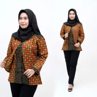 Baju Batik Wanita Atasan Bolero Batik Pekalongan Murah Kemeja