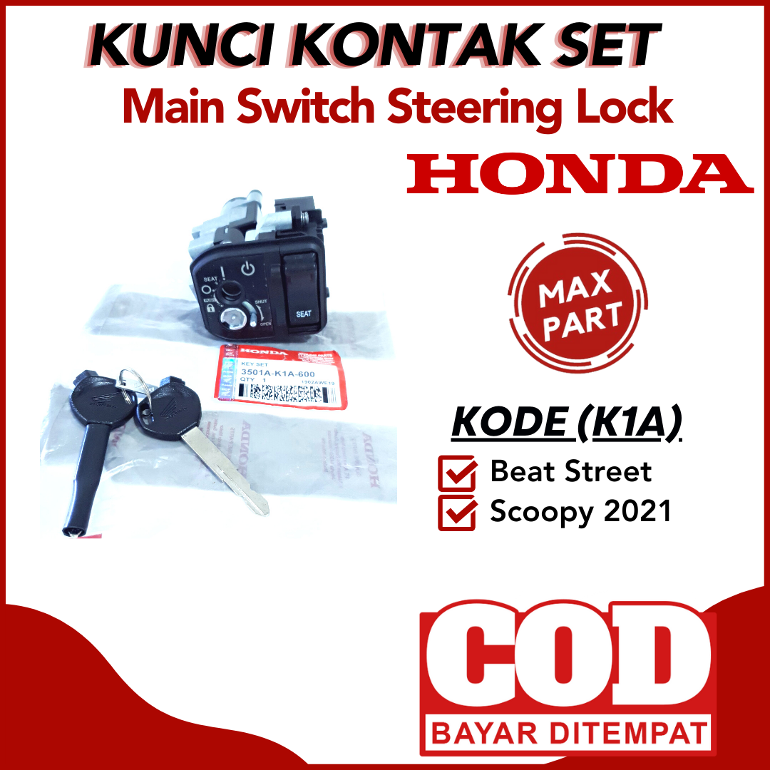 Kunci Kontak Key Set K A Honda Genio Beat Street Scoopy Lazada Indonesia