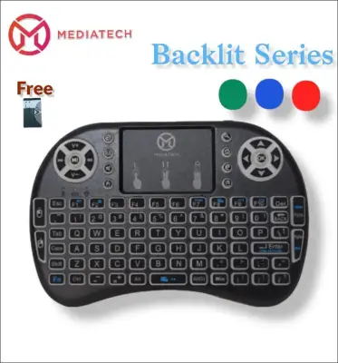Mediatech Keyboard Mouse Mini Wireless Touchpad Backlit 520156backlight