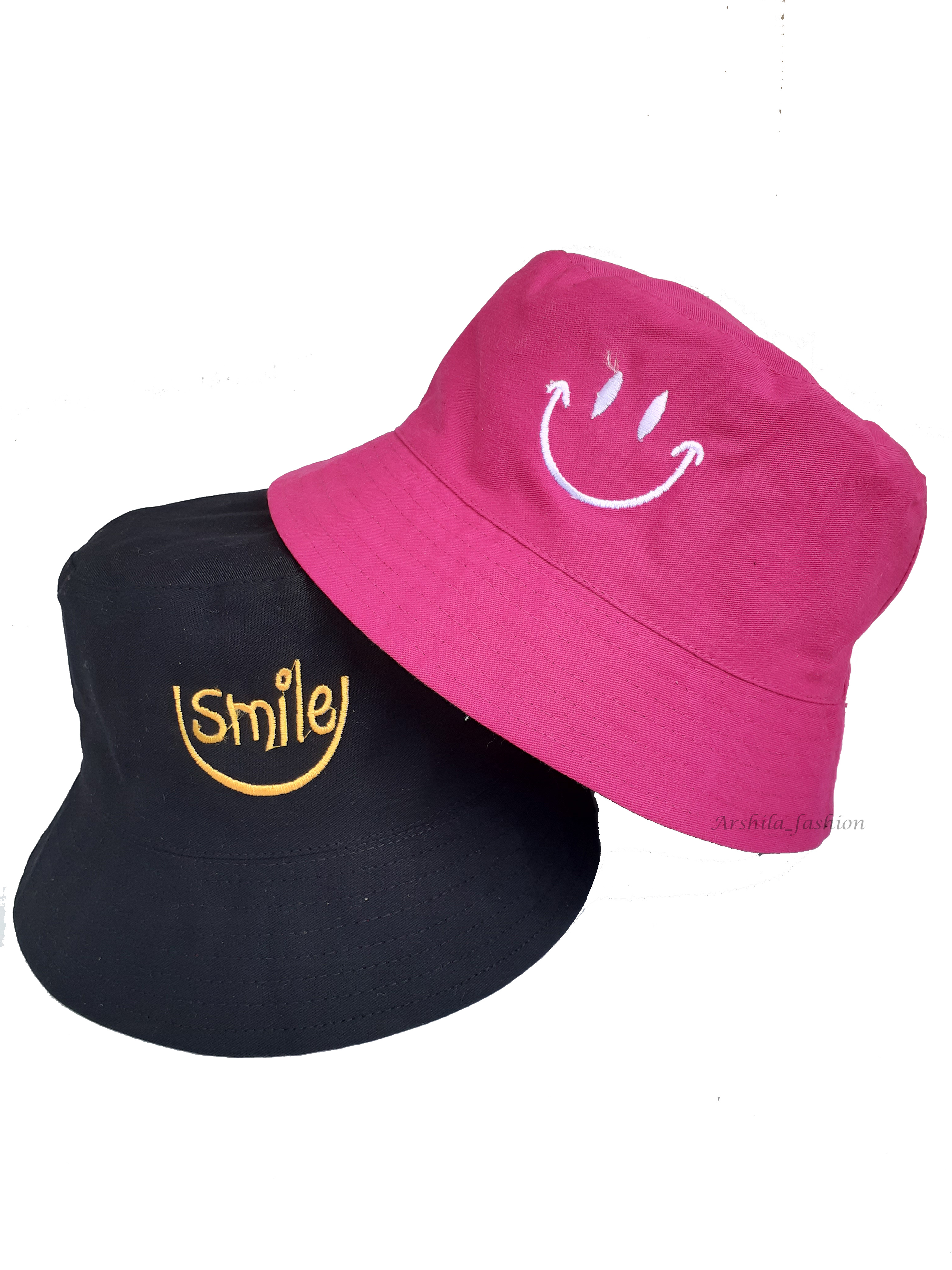 Topi bucket atau buckethat motif bordir 