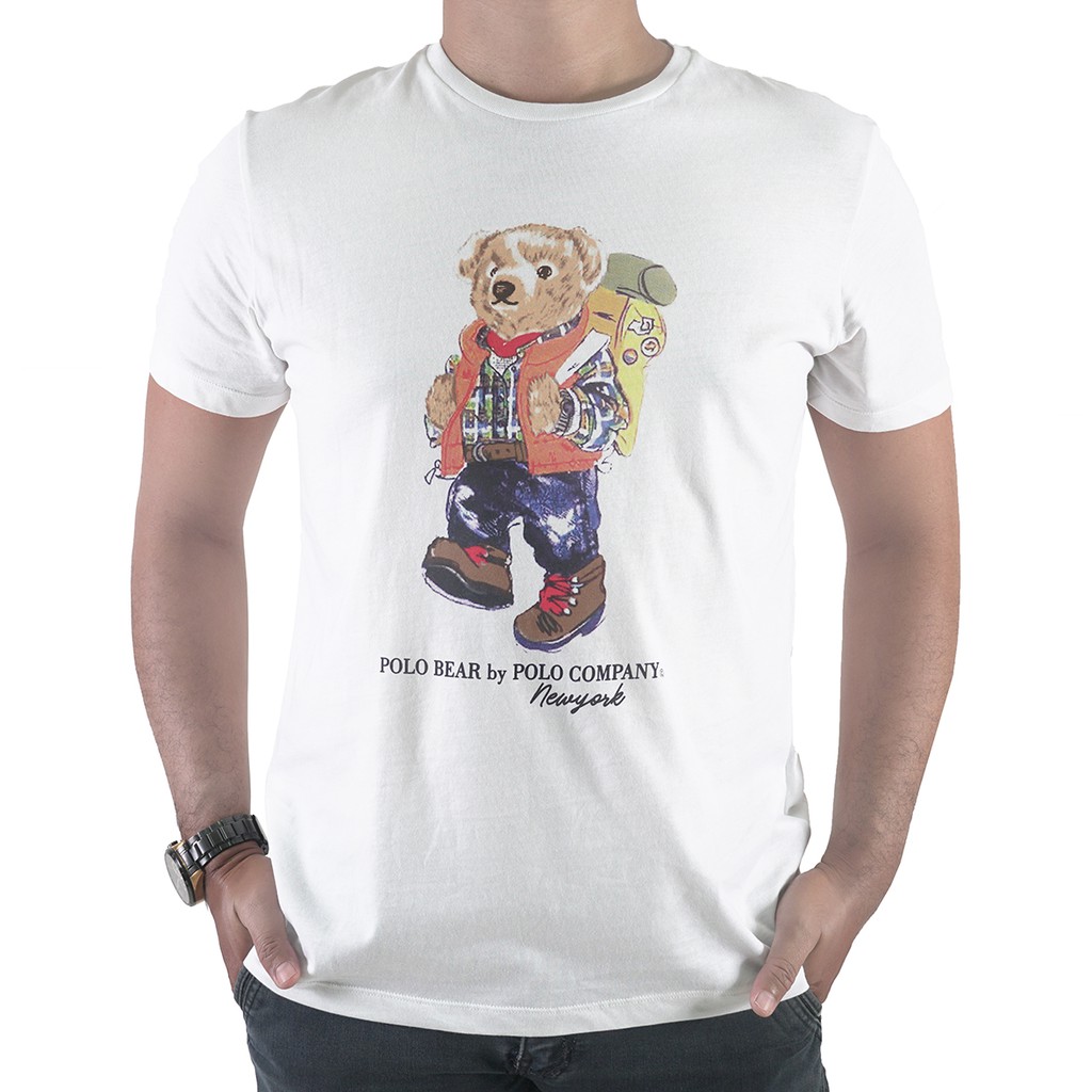 Jual White Polo T Shirt Mens Terbaru 