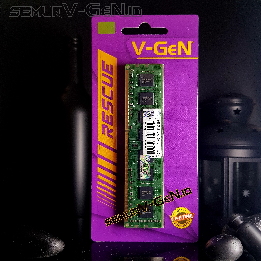 DDR3 8GB PC-12800/1600Mhz V-GeN RAM PC Komputer DDR3L PC3L
