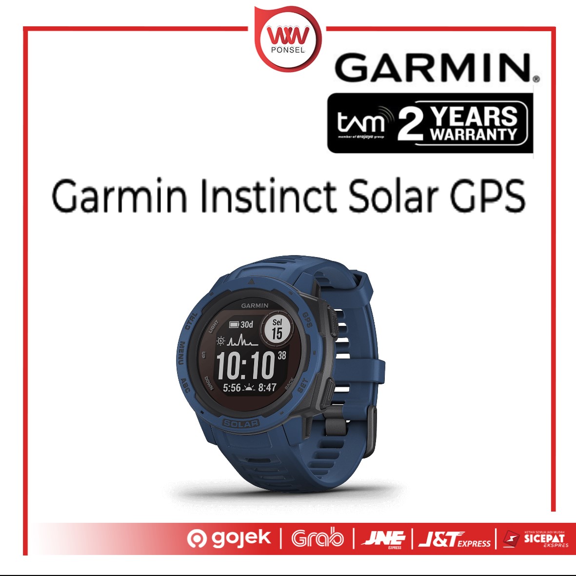 Instinct Solar Tidal Blue Garmin Instinct Light Blue Blue Instinct Solar Series Garmin Instinct Solar Tidal Blue/WW