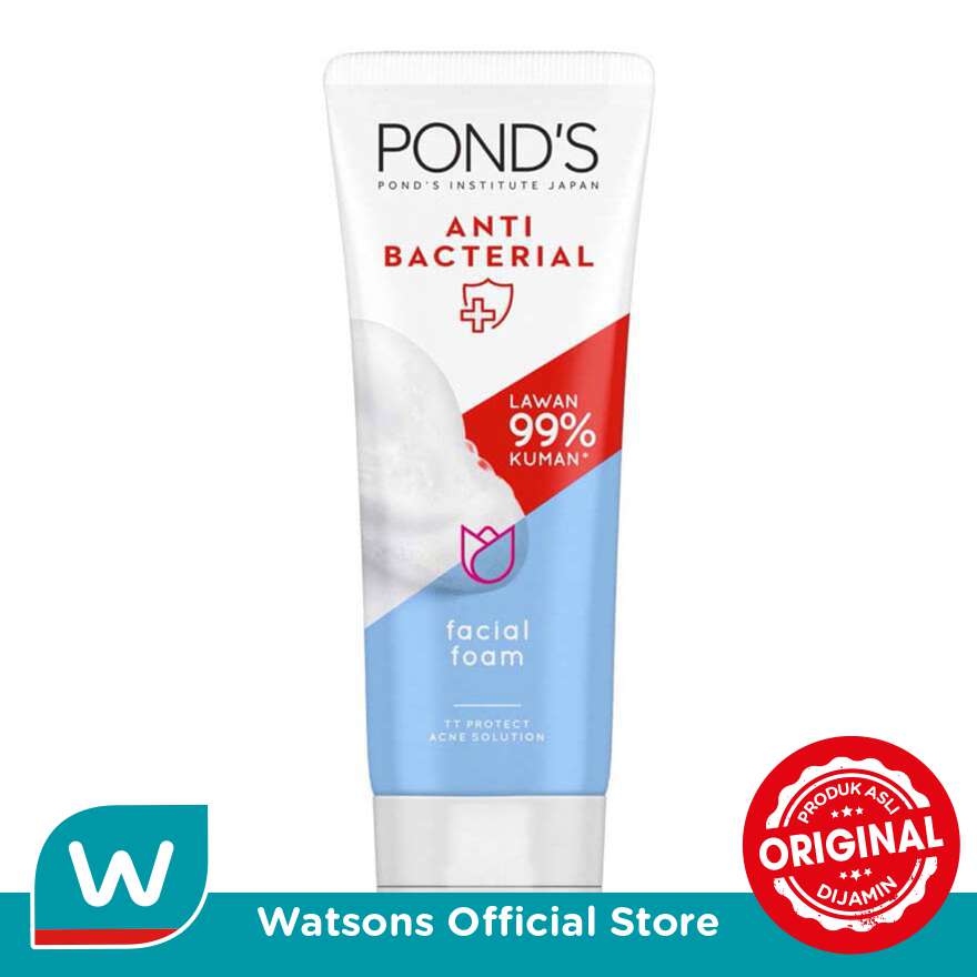 Ponds Anti Bacterial Facial Foam 100gr Lazada Indonesia 6633