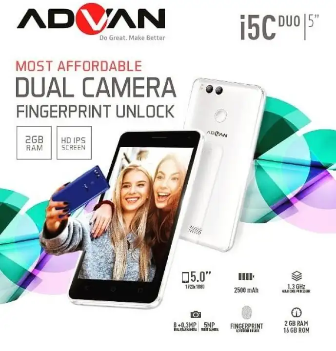 Advan I5c Duo Hp Spek Gahar Harga Dibawah 1 Jutaan Lazada Indonesia