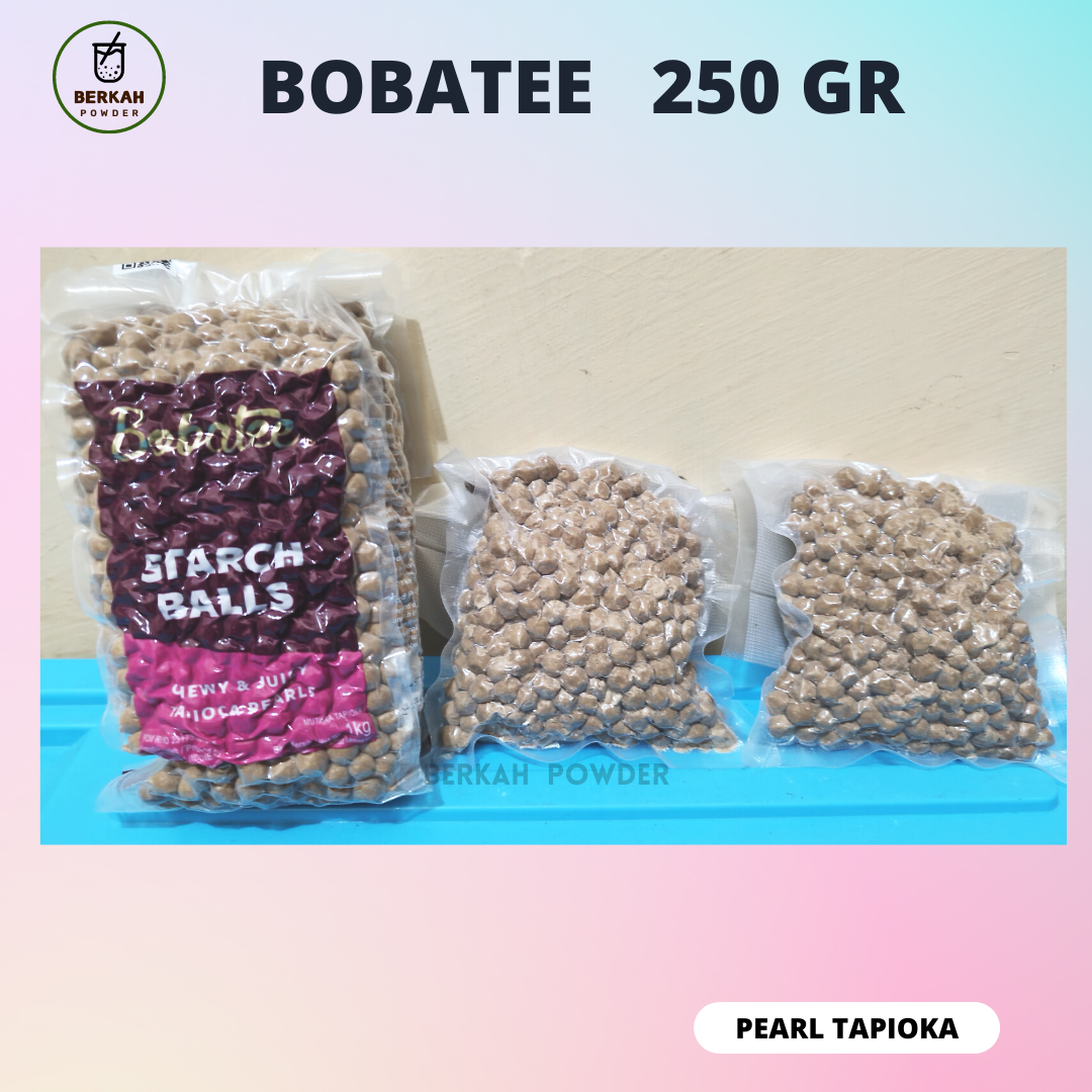 BOBATEE 250gr / Boba Pearl Tapioka / Pearl Boba 250 Gr / bubble mutiara